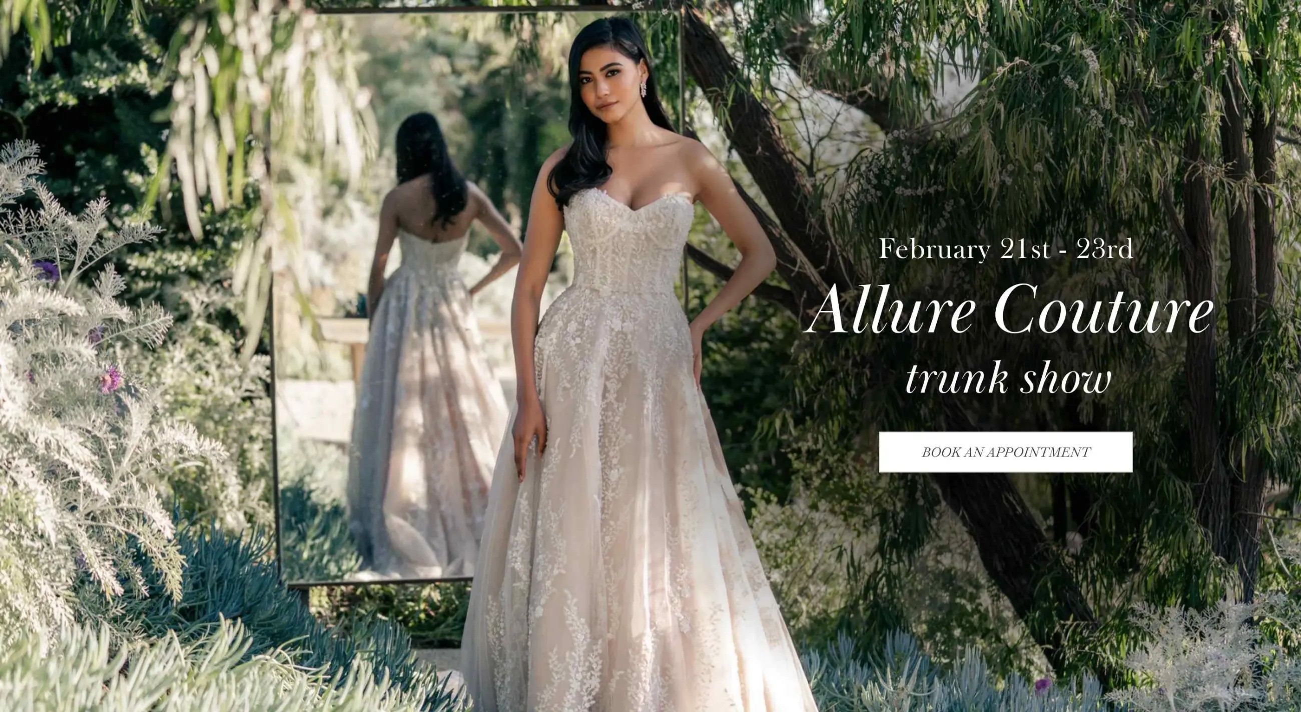 Allure Couture Trunk Show desktop banner