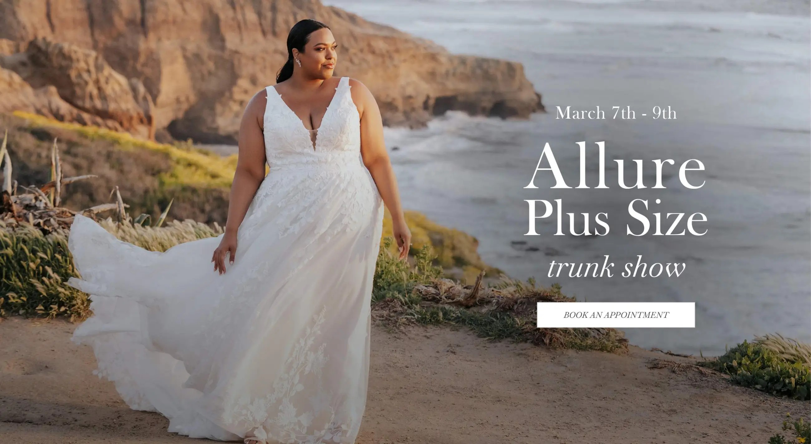 Allure Plus Size trunk show desktop banner