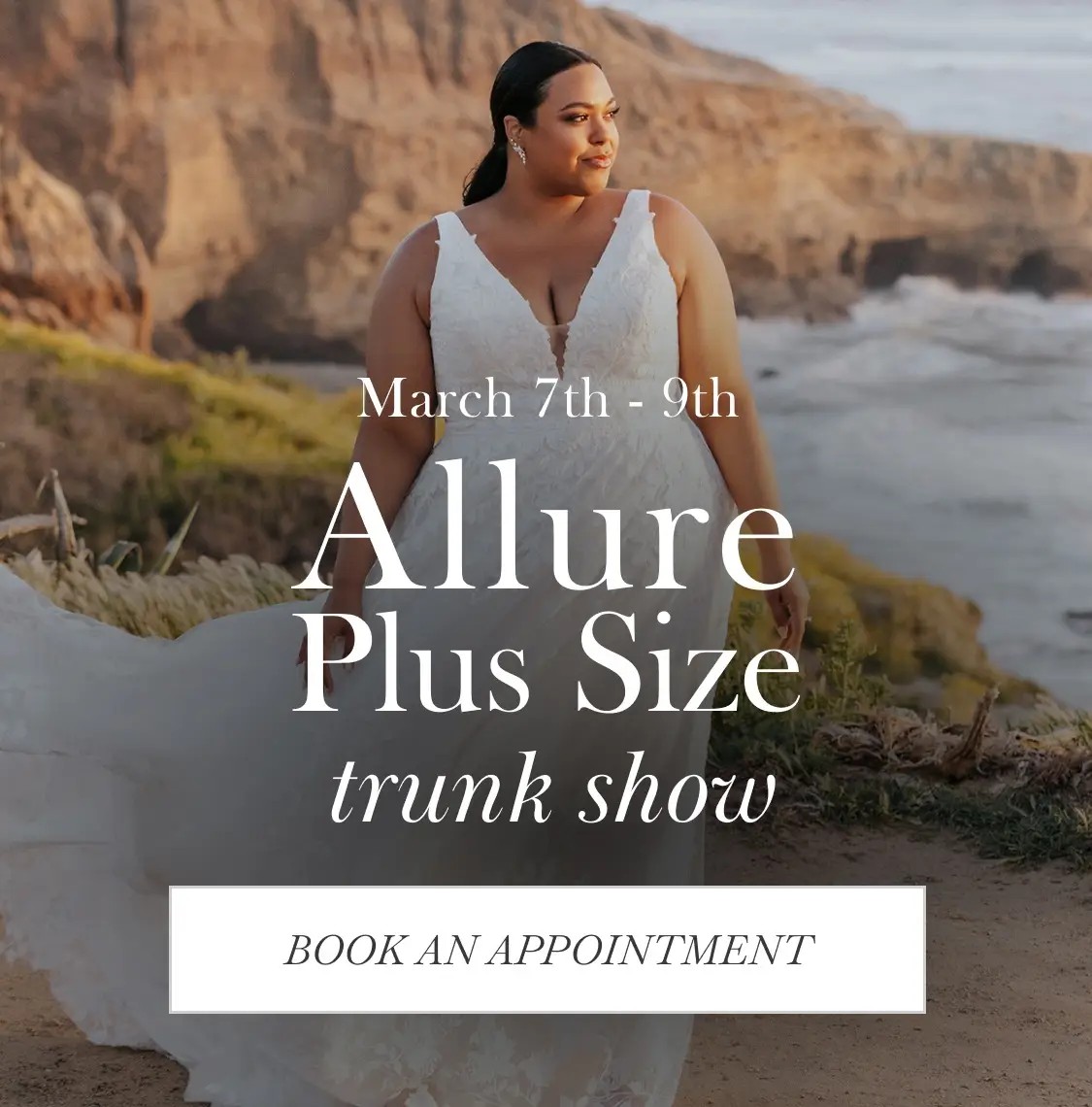 Allure Plus Size trunk show desktop banner